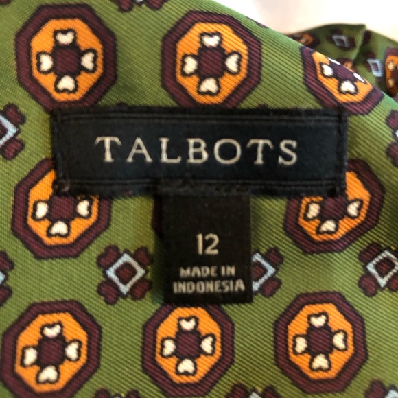 Retro Print Button Down Top - Picture 5 of 5